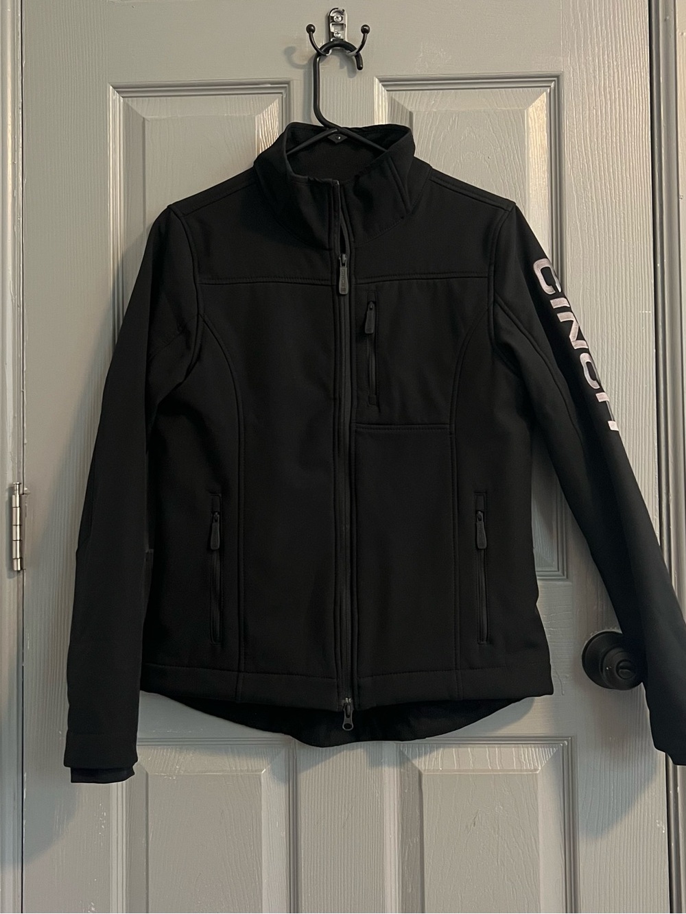 Cinch Ladies Black Concealed Carry Bonded Jacket Utility Performance Pockets - Picture 2 of 12